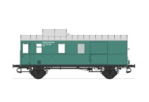 G�terzugbegleitwagen Pwgs 41 DB IV 20809586853-0 oKzl FS - Fine Models 812406.1 Spur 1
